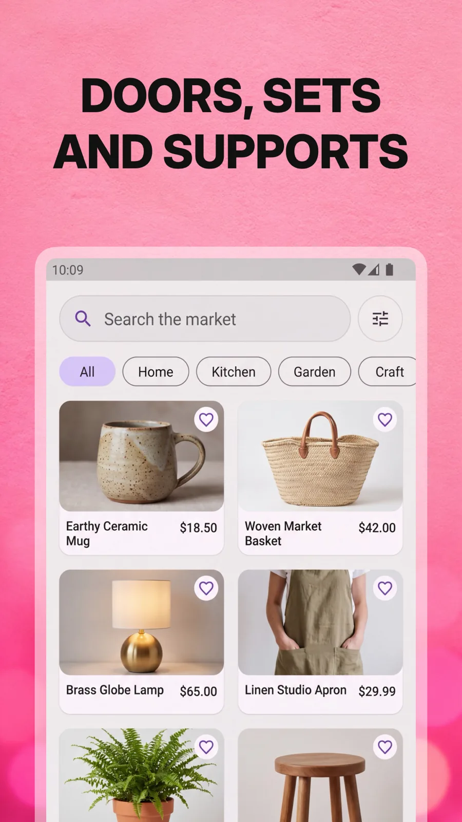 Marquee 模板在 Android Phone 上的效果,第 2 屏,共 3 屏。