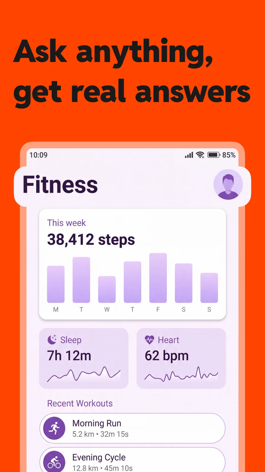 Spotlight template on Android Phone, screen 1 of 3.