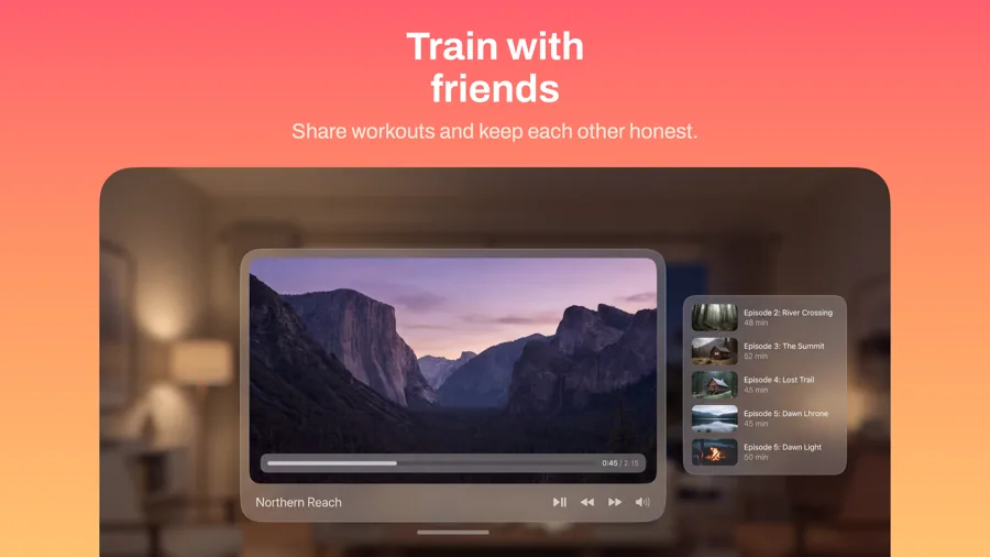 Pulse 模板在 Apple Vision Pro 上的效果,第 3 屏,共 3 屏。