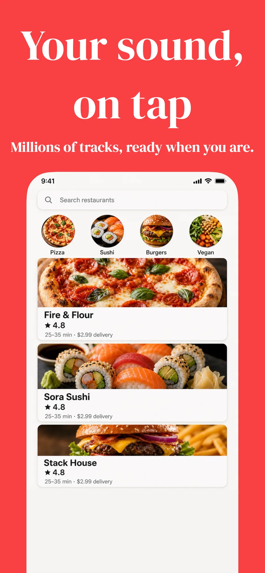 Colorful template, screen 1 of 3.