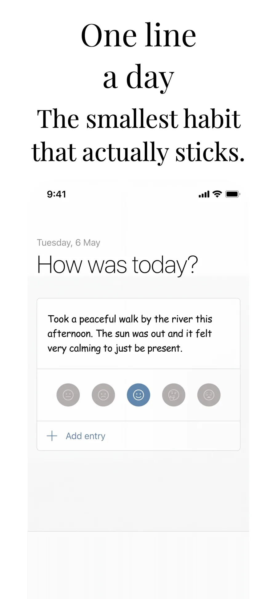 Cupertino Light template on iPhone, screen 1 of 3.