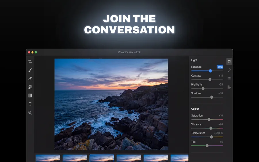 Beacon template on Mac, screen 3 of 3.